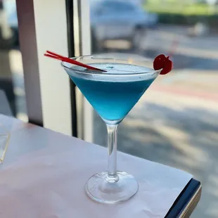 Blue martini