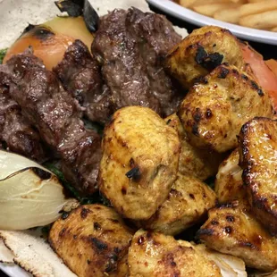 Mix kabob (Kufta &amp; Chicken)