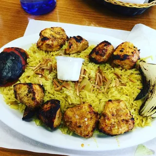 Chicken Kabob Platter