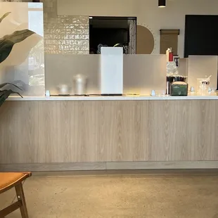 As you enter the establishment, you immediately are greeted &amp; that's where the boba is made