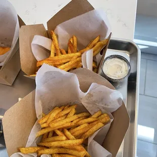 Cajun fries and ranch