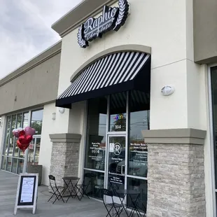 Front entrance - Valentine's Day specials out front