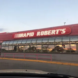 the outside of the store