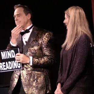 Hilarious audience participation.