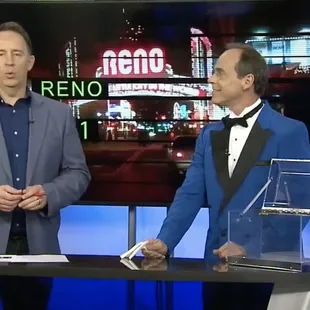 Magician for TV. Magic on Reno ABC channel 8.