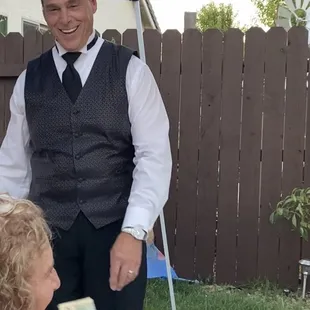 Money Trick, even the performer was laughing!!