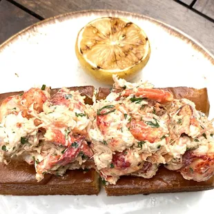 Lobster roll - light and delicious!