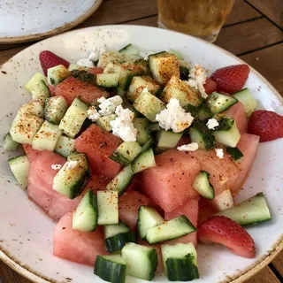 Watermelon and Cucumber Salad
