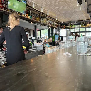 interior, sushi and sashimi