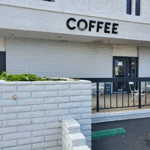 the outside of the building