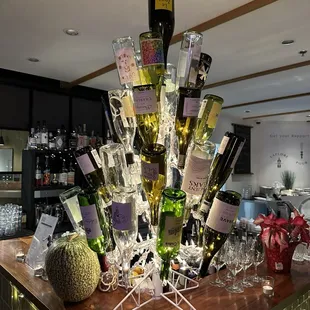 Christmas Wine Tree