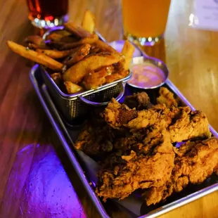 Chicken Fingers and Truffle Fries
