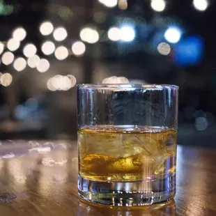 Whiskey on the rocks