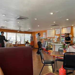 Ordering counter and seating area!