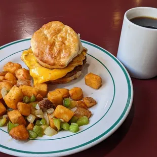 Egg Biscuit Sandwich