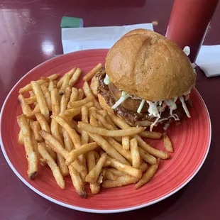 Honey BBQ Pulled Pork Sandwich