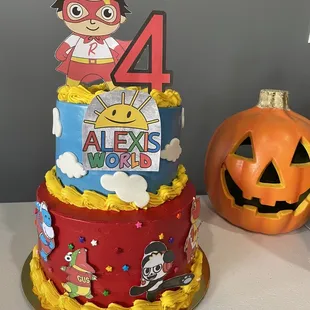 Ryan's world carrot cake, delicious!