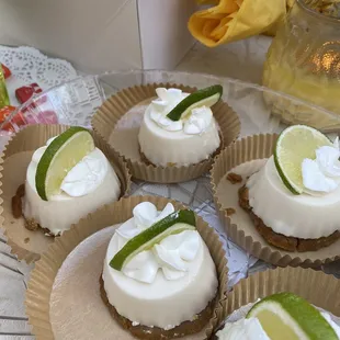 Mini key lime pies, half regular half Dairy Free