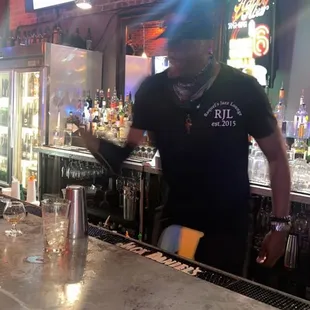 Derick the best bartender