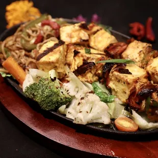 Grilled Paneer Sizzler