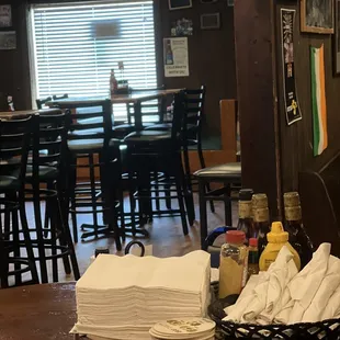 the interior of a restaurant