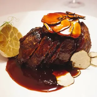 Filet Fillet Mignon Rossini Style