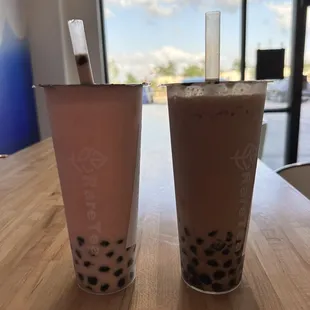 Strawberry with Boba