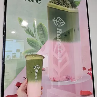 Rose Matcha Latte