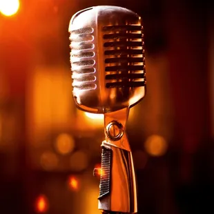 a close up of a microphone