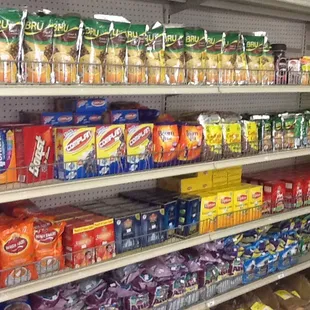 Indian beverage section