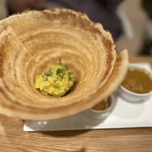 a close up of a plate of food