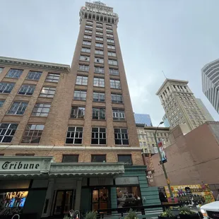 a tall building with a clock tower