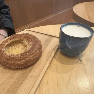 Passion fruit danish and chai