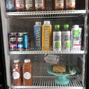 a refrigerator full of food