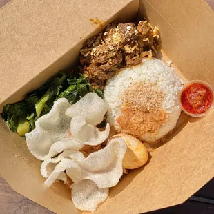 Beef Rendang Rice Platter (03/2022)