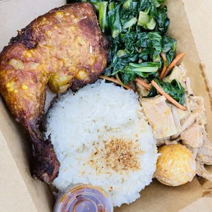 Beef Rendang Rice Platter