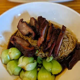 Pork with noodles