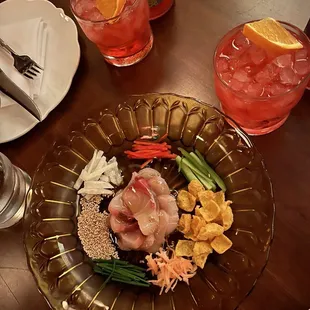 LNY special and non alcoholic Negroni