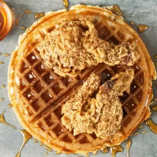 Come enjoy our signature chicken and waffle dishes will be amazed