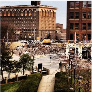 the demolition of a building