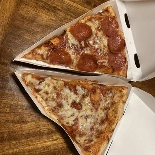 Cheese and Pepperoni Pizza