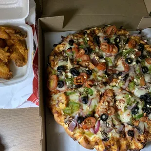 Veggie pizza- DELICIOUS