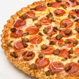 Pepperoni Sausage &amp; Onion Pizza