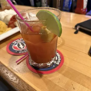 Bloody Mary basic, upgrade option available