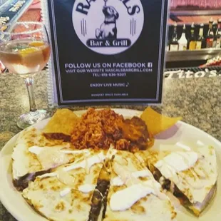 a plate of food