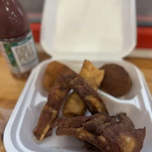The best fried ribs and budain egg-rolls ever!