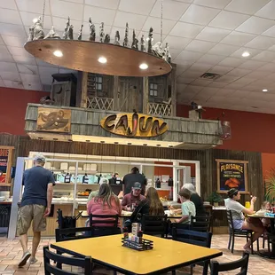 people sitting at tables