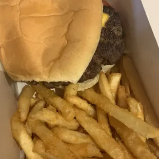 Cheeseburger &amp; Fries