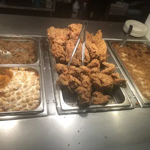 interior, chicken wings and fried chicken