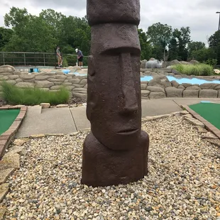 Easter Island replica